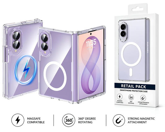 Clear Magsafe Case Magnetic or Samsung Galaxy Z Fold 8 Ultra Case