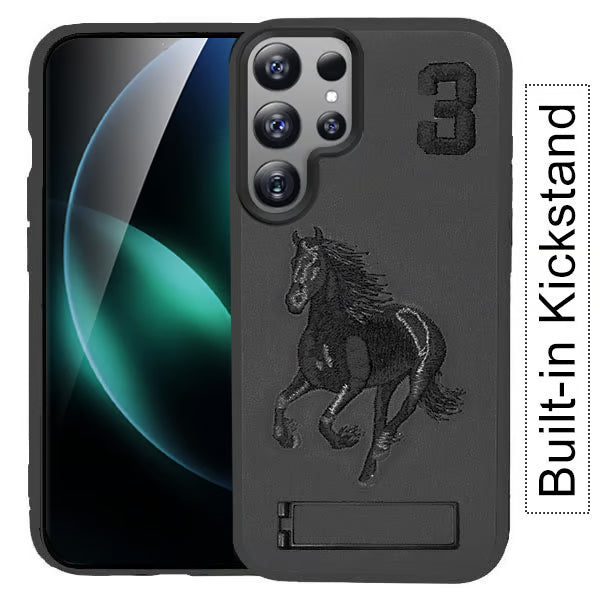 ÉTUI EN MAILLE AVEC BÉQUILLE MAGNÉTIQUE POUR SAMSUNG S24 Plus