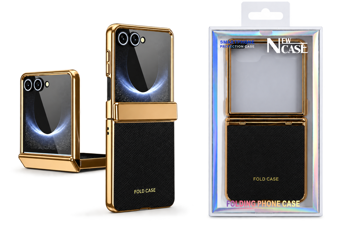 Luxury Electroplated Case with Hinge Proetction for Samsung Galaxy Z Flip 8
