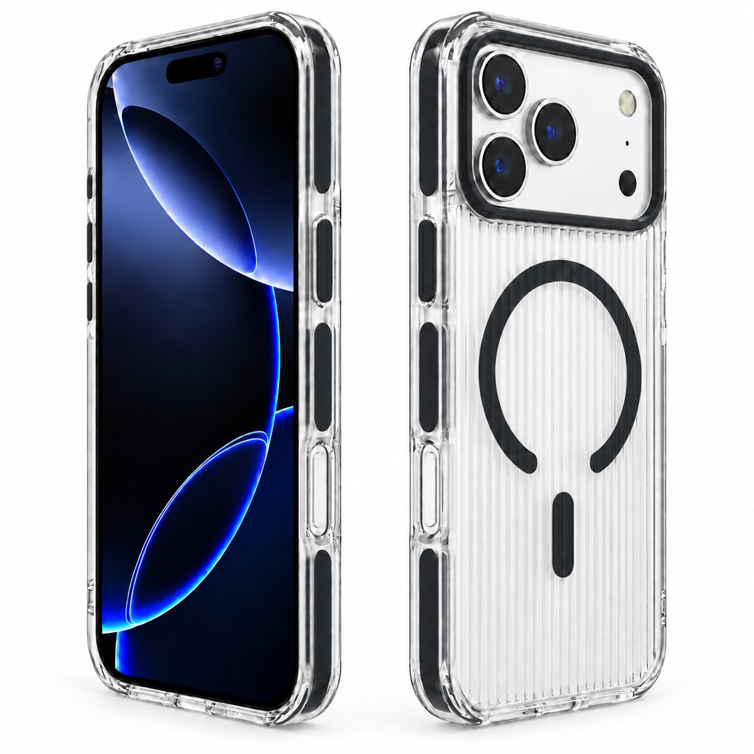 Frosted Ribbed MagSafe Case with Camera Protection For Apple IPhone 18 Pro Max