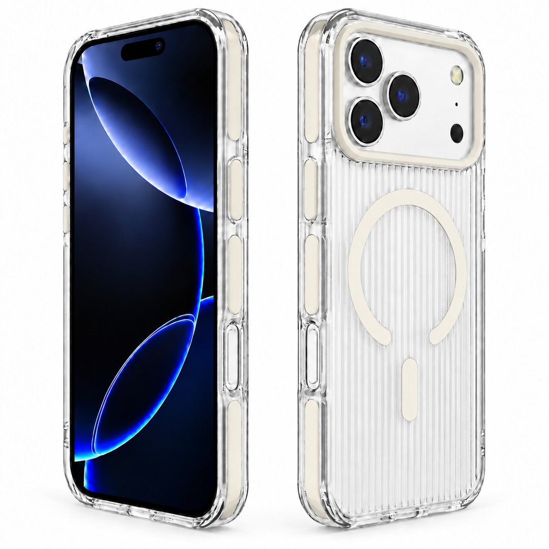 Frosted Ribbed MagSafe Case with Camera Protection For Apple IPhone 18 Pro Max