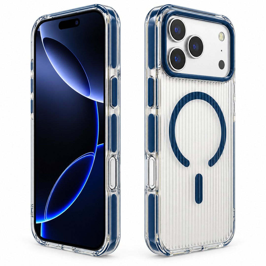 Frosted Ribbed MagSafe Case with Camera Protection For Apple IPhone 18 Pro Max