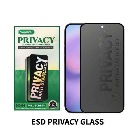 Premium Privacy Anti-Static Tempered Glass for Apple iPhone 18 Pro
