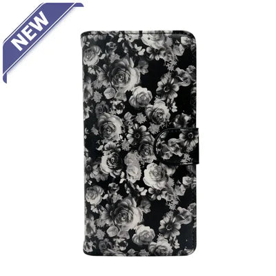 Puffy flower wallet case for iPhone 15 Plus