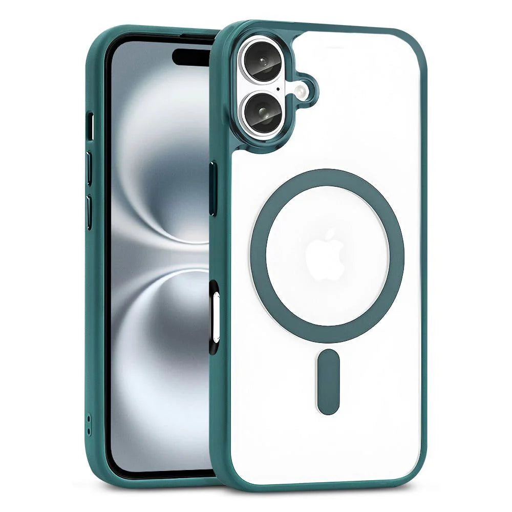 Coque arrière transparente MagSafe pour iPhone 17