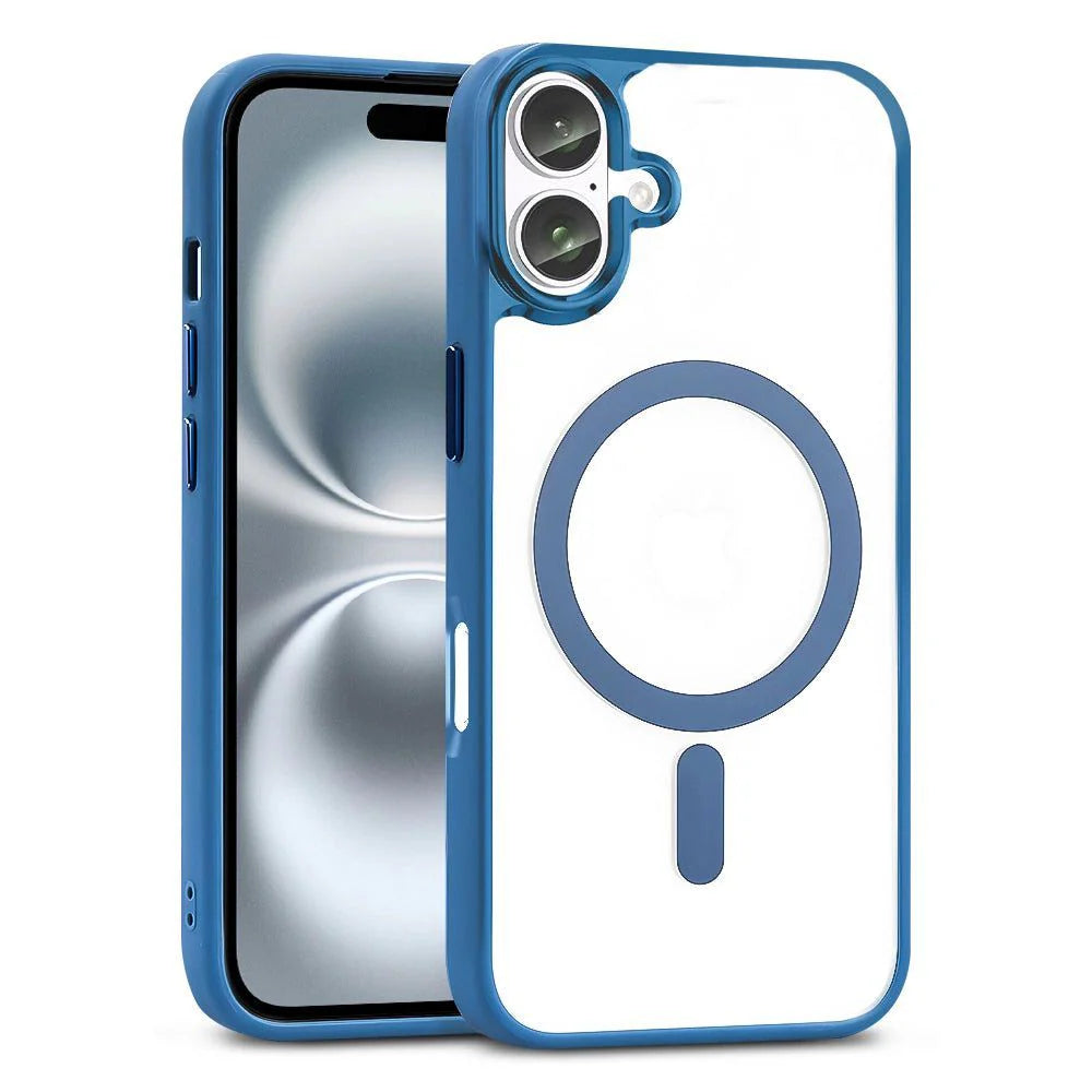 Coque arrière transparente MagSafe pour iPhone 17