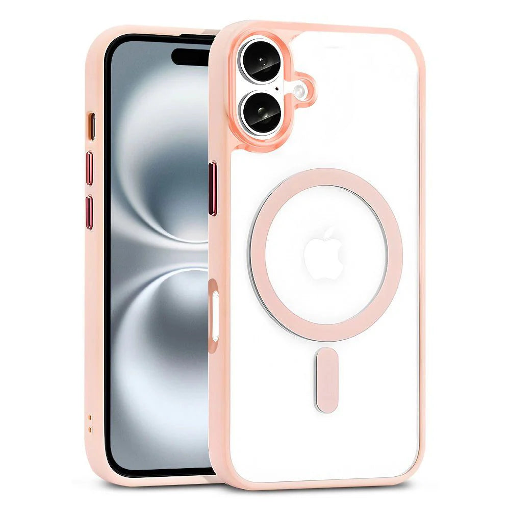 Coque arrière transparente MagSafe pour iPhone 17