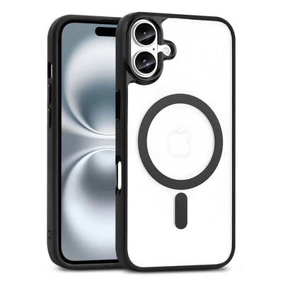 Coque arrière transparente MagSafe pour iPhone 17