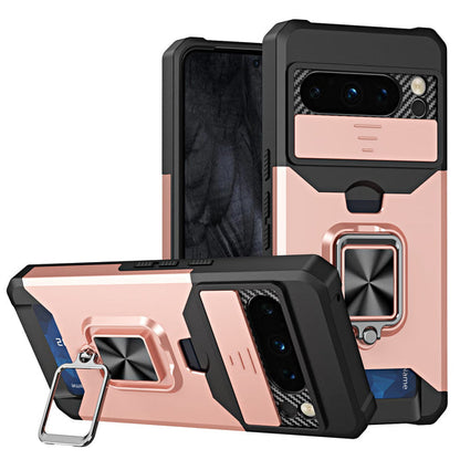 Anti-drop ring case with camera protector for Pixel 8 Pro