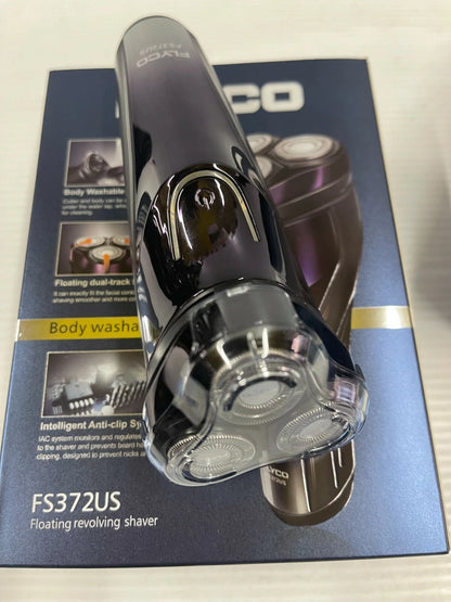 FLYCO FS370US Electric Shaver Razor Trimmer 3D Floating Head Cordless Waterproof