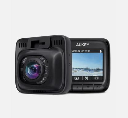 Caméra de tableau de bord AUKEY 1080P | Grand angle 170° | Enregistrement en boucle | Vision nocturne
