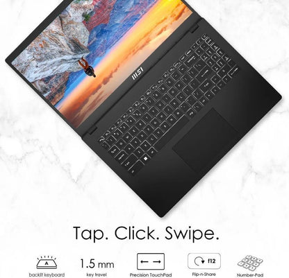 Msi Modern 15 Gaming Laptop - Open box